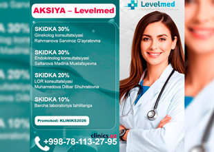 QAYNOQ AKSIYA Levelmed klinikasida!